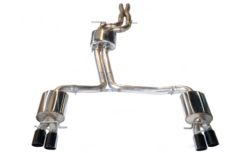 Picture of AWE Tuning Audi B8 / B8.5 S5 Cabrio Touring Edition Exhaust - Resonated - Chrome Silver Tips