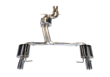 Picture of AWE Tuning Audi C7 A7 3.0T Touring Edition Exhaust - Dual Outlet Chrome Silver Tips