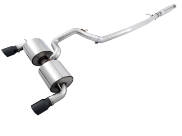 Picture of AWE Tuning Ford Focus RS Touring Edition Cat-Back Exhaust - Resonated - Diamond Black Tips