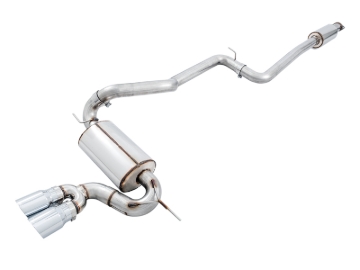 Picture of AWE Tuning Ford Focus ST Touring Edition Cat-Back Exhaust - Resonated - Chrome Silver Tips