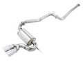 Picture of AWE Tuning Ford Focus ST Touring Edition Cat-Back Exhaust - Non-Resonated - Chrome Silver Tips