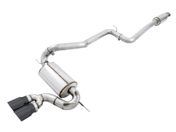 Picture of AWE Tuning Ford Focus ST Touring Edition Cat-Back Exhaust - Resonated - Diamond Black Tips