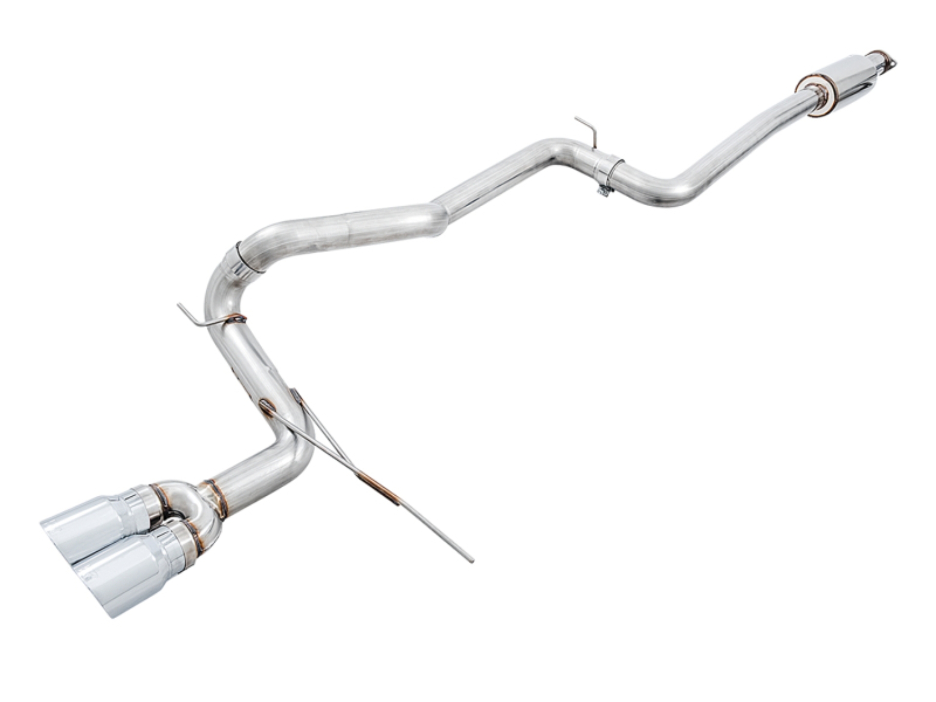 Picture of AWE Tuning Ford Focus ST Track Edition Cat-Back Exhaust - Chrome Silver Tips