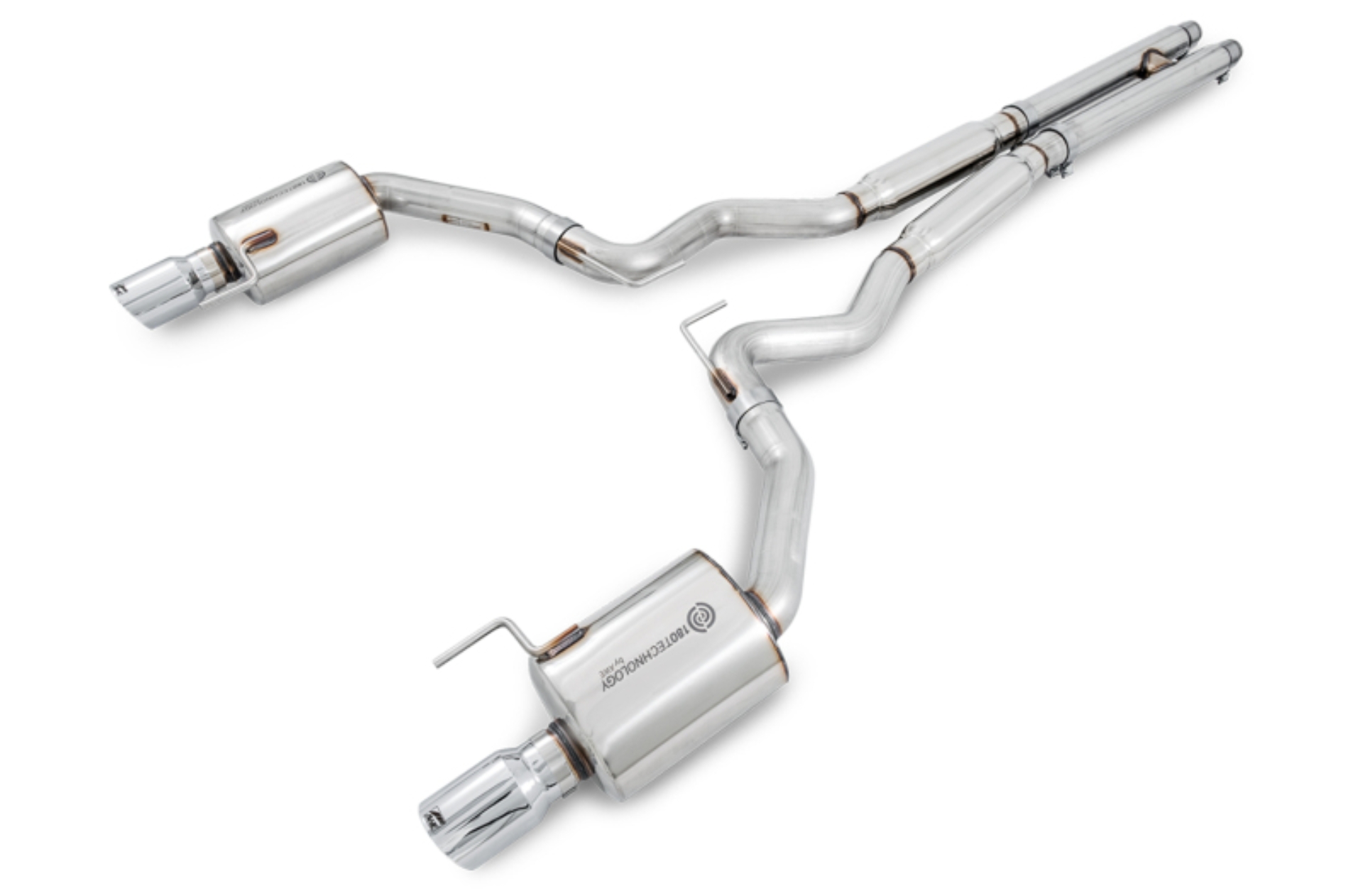 Picture of AWE Tuning S550 Mustang GT Cat-Back Exhaust - Touring Edition (Chrome Silver Tips)