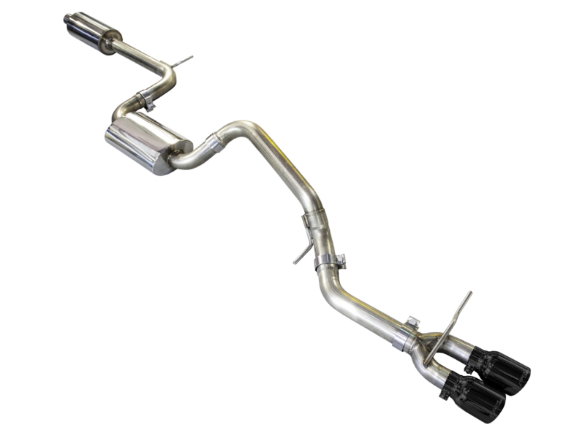 Picture of AWE Tuning VW MK7 Golf SportWagen Touring Edition Exhaust w/Diamond Black Tips (90mm)