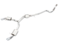 Picture of AWE Tuning Audi B9 A5 Touring Edition Exhaust Dual Outlet - Chrome Silver Tips (Includes DP)