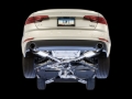 Picture of AWE Tuning Audi B9 A4 Touring Edition Exhaust Dual Outlet - Chrome Silver Tips (Includes DP)