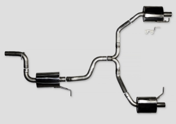Picture of AWE Tuning VW CC Touring Edition Exhaust Dual Outlet - Diamond Black Tips
