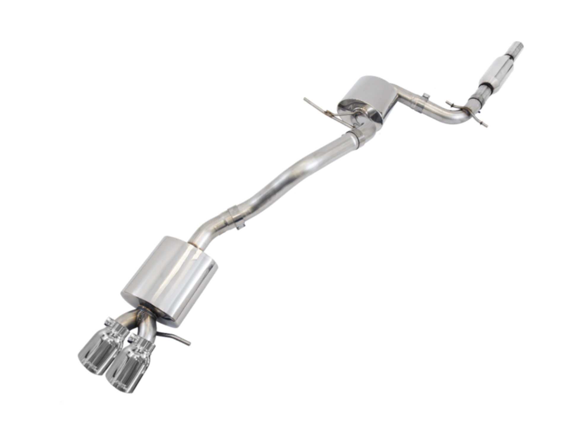 Picture of AWE Tuning Mk5 Jetta Mk6 Sportwagen 2.5L Touring Edition Exhaust - Polished Silver Tips