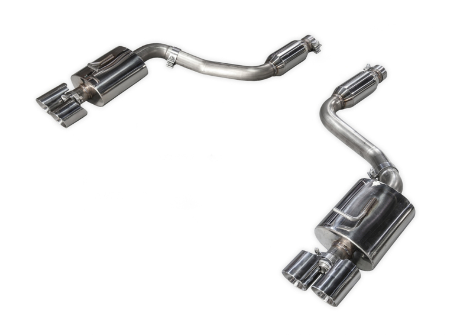 Picture of AWE Tuning Panamera 2/4 Touring Edition Exhaust (2014+) - w/Chrome Silver Tips