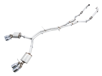 Picture of AWE Tuning Audi B9 S4 Touring Edition Exhaust - Non-Resonated (Silver 102mm Tips)