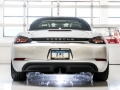 Picture of AWE Tuning Porsche 718 Boxster / Cayman Touring Edition Exhaust - Diamond Black Tips