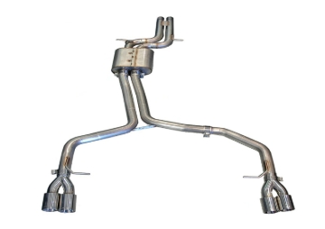 Picture of AWE Tuning Audi B8 / B8.5 S4 3.0T Track Edition Exhaust - Chrome Silver Tips (90mm)