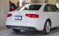 Picture of AWE Tuning Audi B8.5 S4 3.0T Track Edition Exhaust - Chrome Silver Tips (102mm)