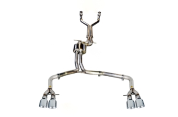 Picture of AWE Tuning Audi C7 / C7.5 S7 4.0T Track Edition Exhaust - Chrome Silver Tips