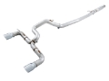 Picture of AWE Tuning Ford Focus RS Track Edition Cat-Back Exhaust - Chrome Silver Tips