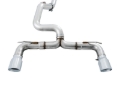 Picture of AWE Tuning Ford Focus RS Track Edition Cat-Back Exhaust - Chrome Silver Tips