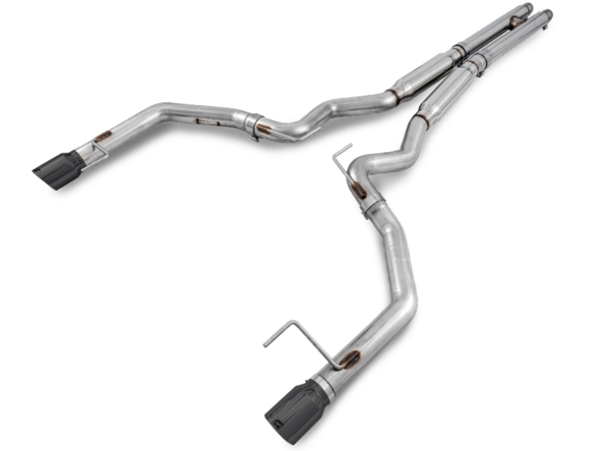 Picture of AWE Tuning S550 Mustang GT Cat-Back Exhaust - Track Edition (Diamond Black Tips)
