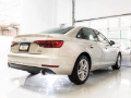 Picture of AWE Tuning Audi B9 A4 Track Edition Exhaust Dual Outlet - Chrome Silver Tips (Includes DP)