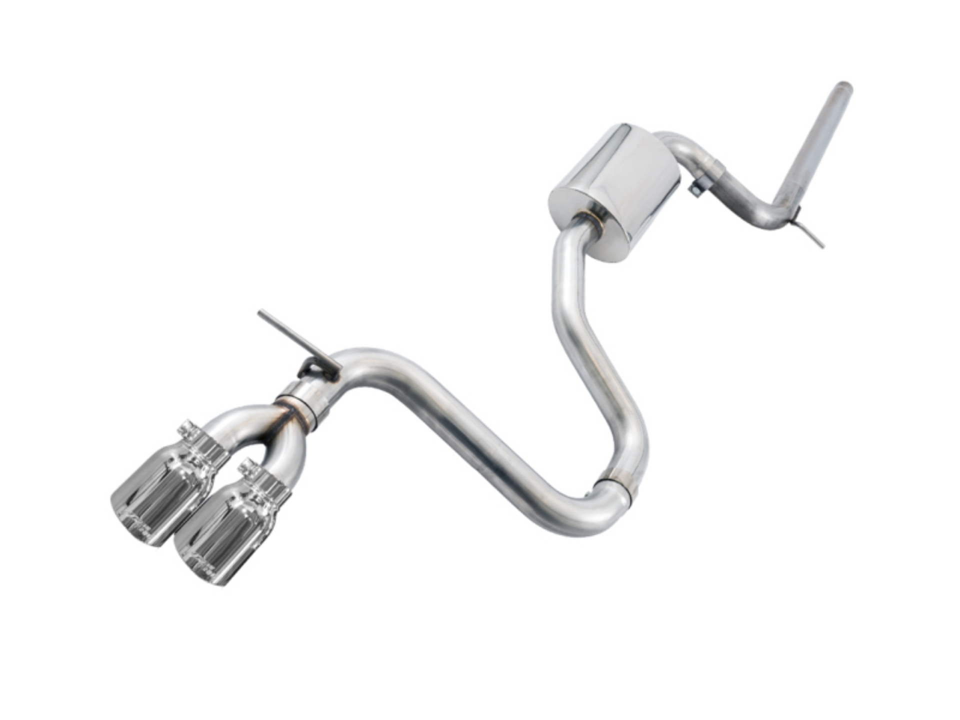 Picture of AWE Tuning VW MK7 Golf 1.8T Track Edition Exhaust w/Chrome Silver Tips (90mm)