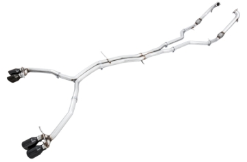 Picture of AWE Tuning Audi B9 S4 Track Edition Exhaust - Non-Resonated (Black 102mm Tips)