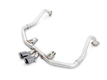 Picture of AWE Tuning Porsche 718 Boxster / Cayman Track Edition Exhaust - Chrome Silver Tips