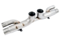 Picture of AWE Tuning Porsche 991 GT3 / RS Center Muffler Delete - Diamond Black Tips