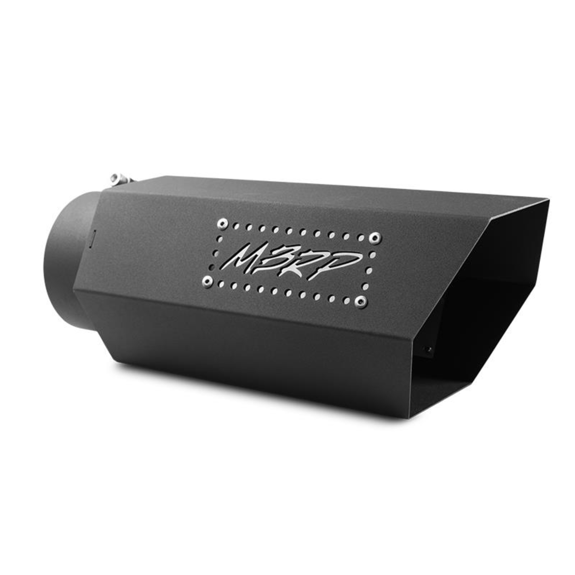 Picture of MBRP Universal Hex Tip 5in Inlet 16in Length w/ Logo - Black Coated