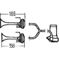 Picture of Hella Twin Tone Horn - 003001651