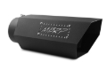 Picture of MBRP Universal Hex Tip 5in Inlet 16in Length w/ Logo - Black Coated