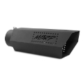 Picture of MBRP Universal Hex Tip 4in Inlet 16in Length w/o Logo - Black Coated