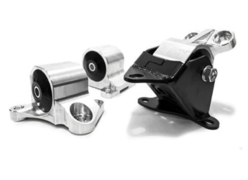 Picture of Innovative 96-00 Civic B/D Series Black Aluminum Mounts Solid Bushings (2 Bolt)