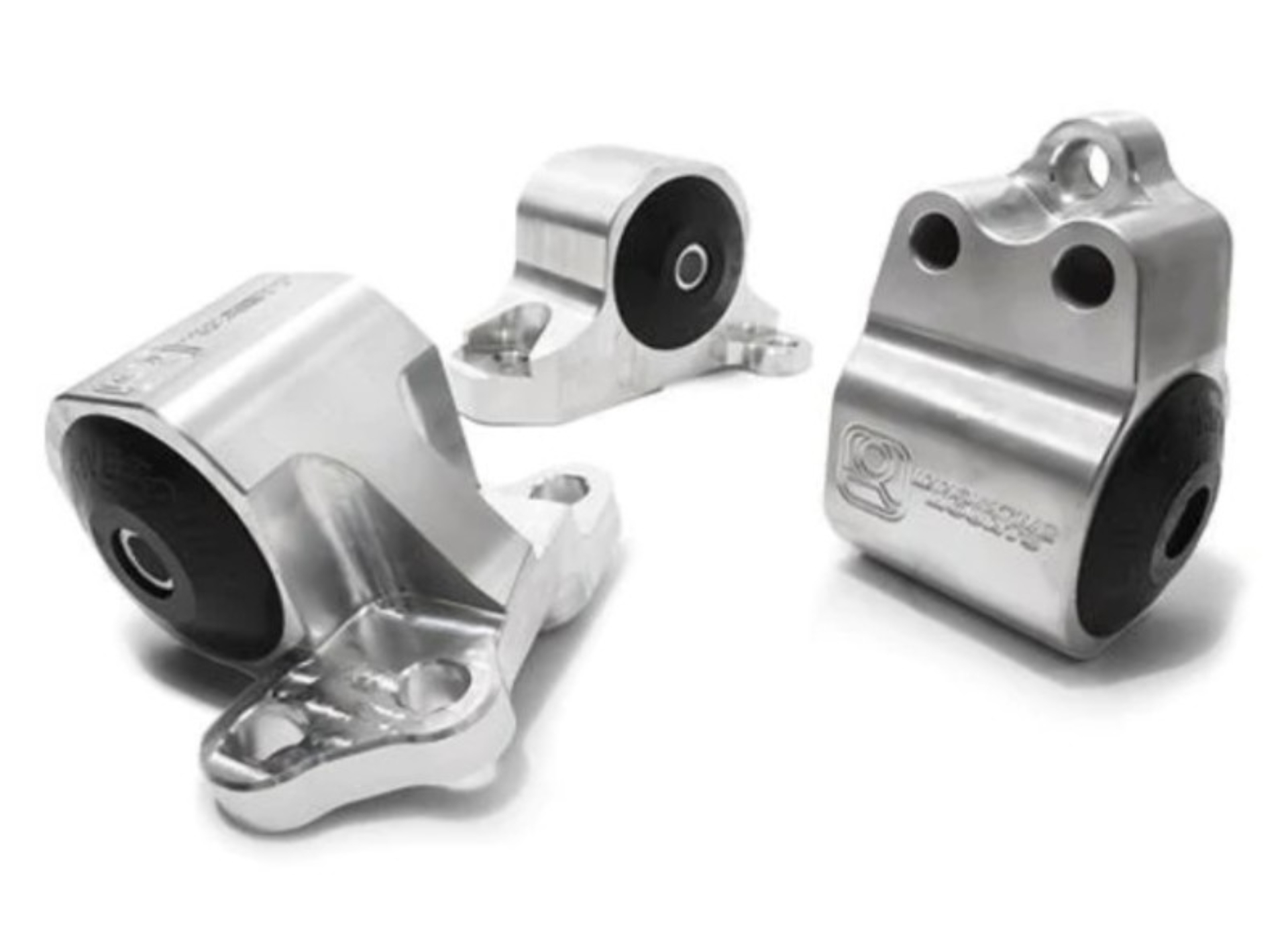 Picture of Innovative 92-95 Civic B/D Series Silver Aluminum Mounts Solid Bushings (3 Bolt)