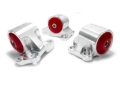 Picture of Innovative 92-95 Civic B/D Series Silver Aluminum Mounts Solid Bushings (2 Bolt)