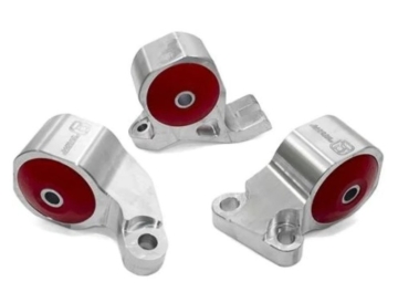 Picture of Innovative 88-91 Civic D-Series Silver Aluminum Mounts Solid Bushings (Cable)