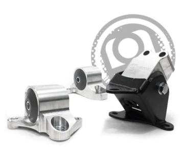 Picture of Innovative 96-00 Civic B/D Series Black Aluminum Mounts 60A Bushings (3 Bolt)