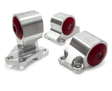 Picture of Innovative 92-95 Civic B/D Series Black Aluminum Mounts 75A Bushings (Auto to Manual Hydro 2 Bolt)