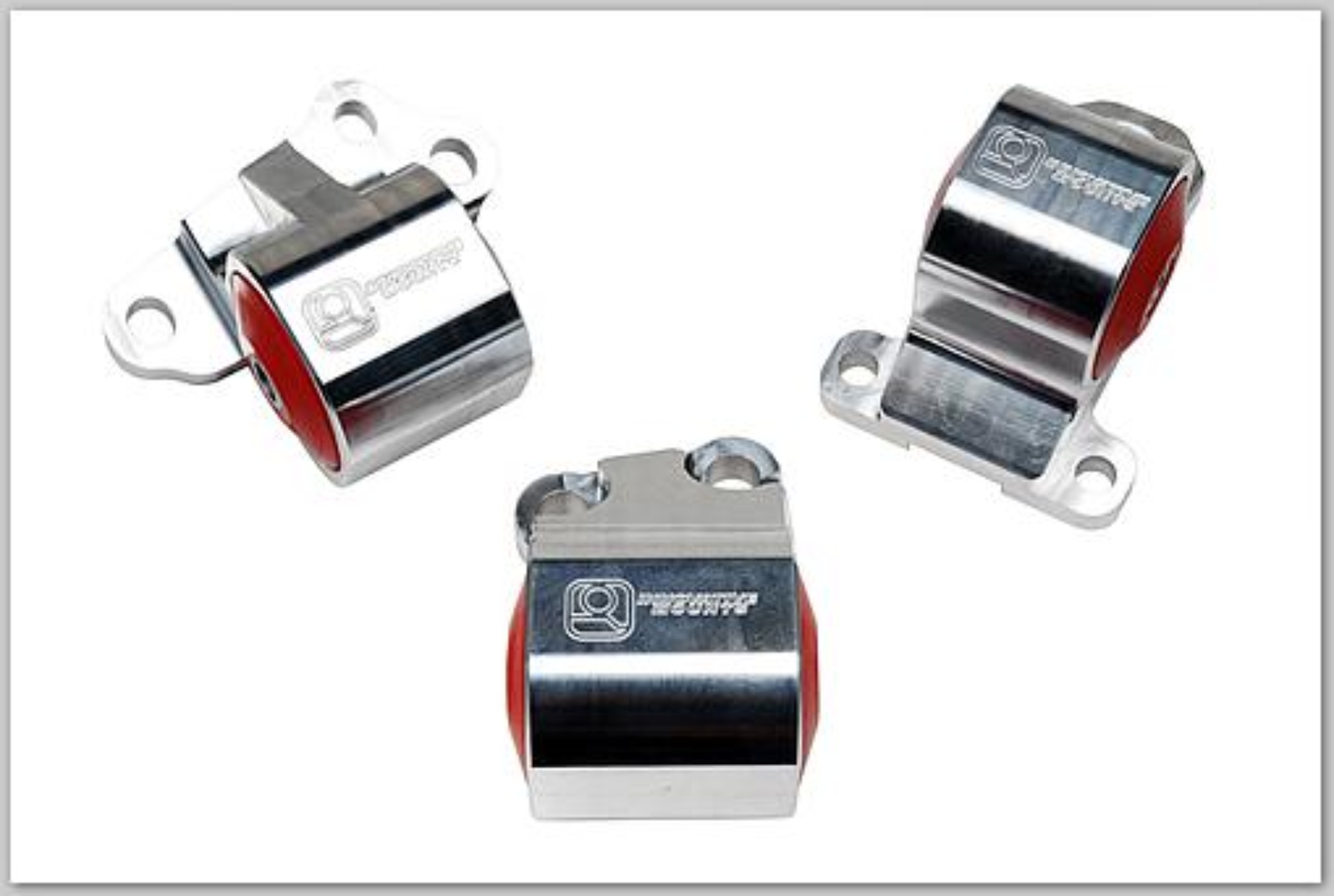 Picture of Innovative 92-95 Civic B/D Series Silver Aluminum Mounts 60A Bushings (2 Bolt)