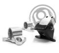 Picture of Innovative 96-00 Civic B/D Series Silver Aluminum Mounts 75A Bushings (3 Bolt)
