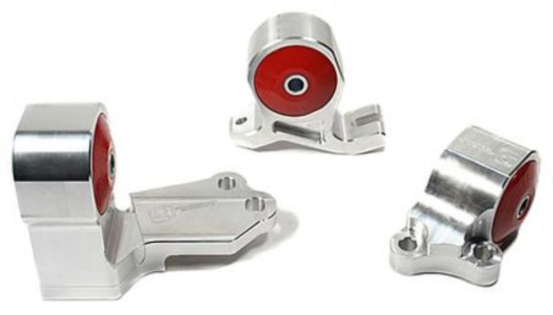 Picture of Innovative 88-91 Civic B-Series Silver Aluminum Mounts 60A Bushings (Cable to Hydro Conversion)