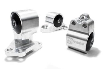Picture of Innovative 92-95 Civic B/D Series Silver Aluminum Mounts 95A Bushings (Auto to Manual Hydro 3 Bolt)