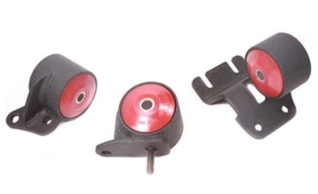 Picture of Innovative 90-93 Integra B-Series Black Steel Mounts 60A Bushings (Auto Trans Hydro)