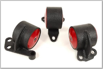 Picture of Innovative 92-95 Civic B/D Series Black Steel Mounts 75A Bushings (2 Bolt)