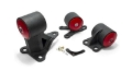 Picture of Innovative 92-95 Civic B/D Series Black Steel Mounts 75A Bushings (Auto to Manual Cable 2 Bolt)