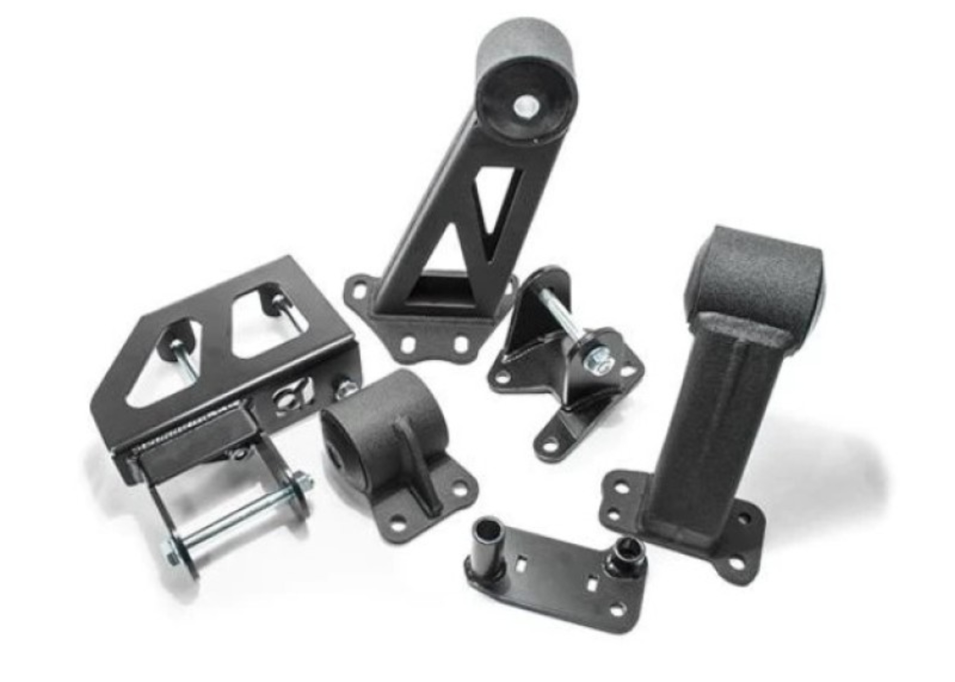 Picture of Innovative 94-01 Integra J-Series Black Steel Mounts 75A Bushings