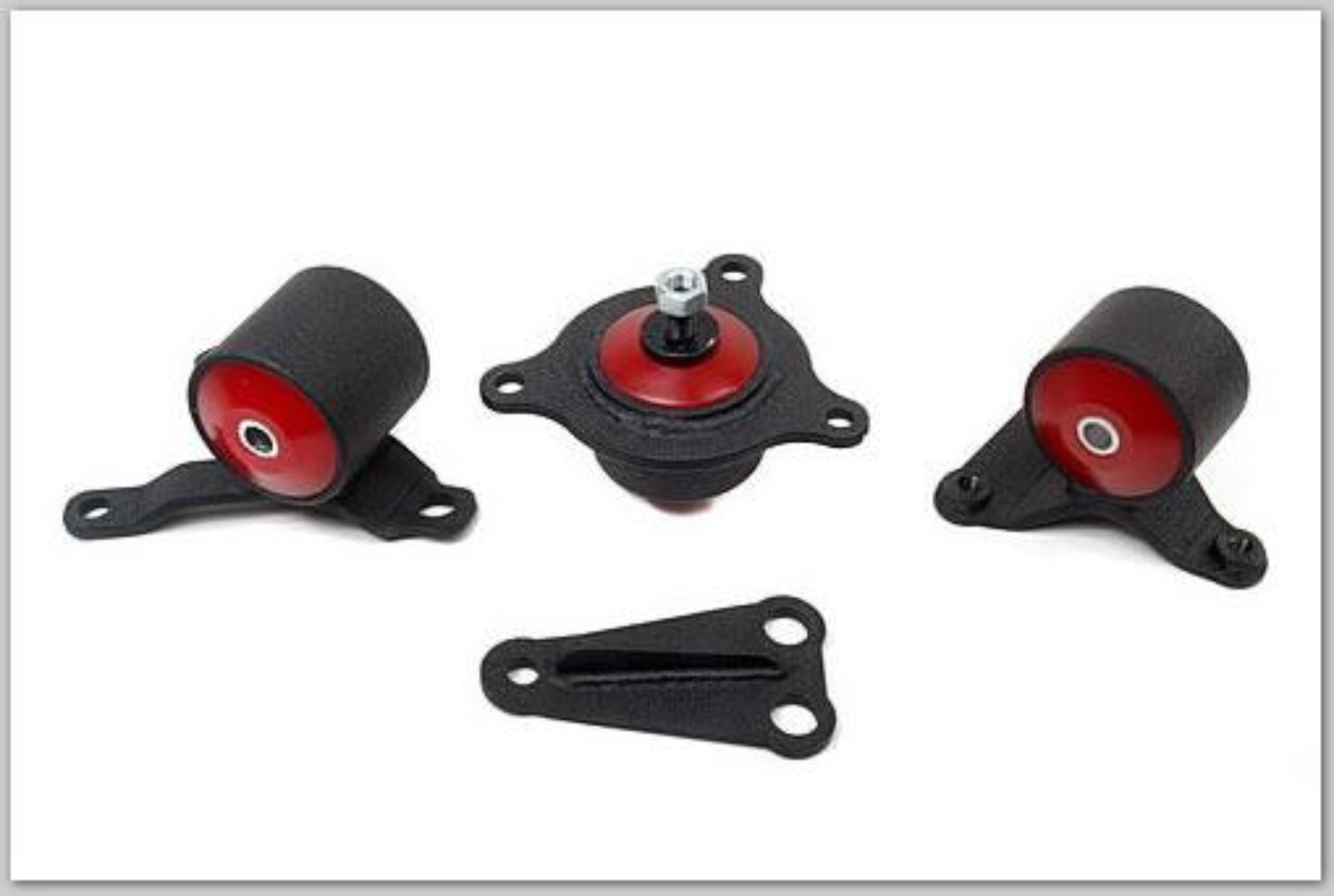 Picture of Innovative 02-05 Civic K-Series Black Steel Mounts 75A Bushings (Not K24 Trans)