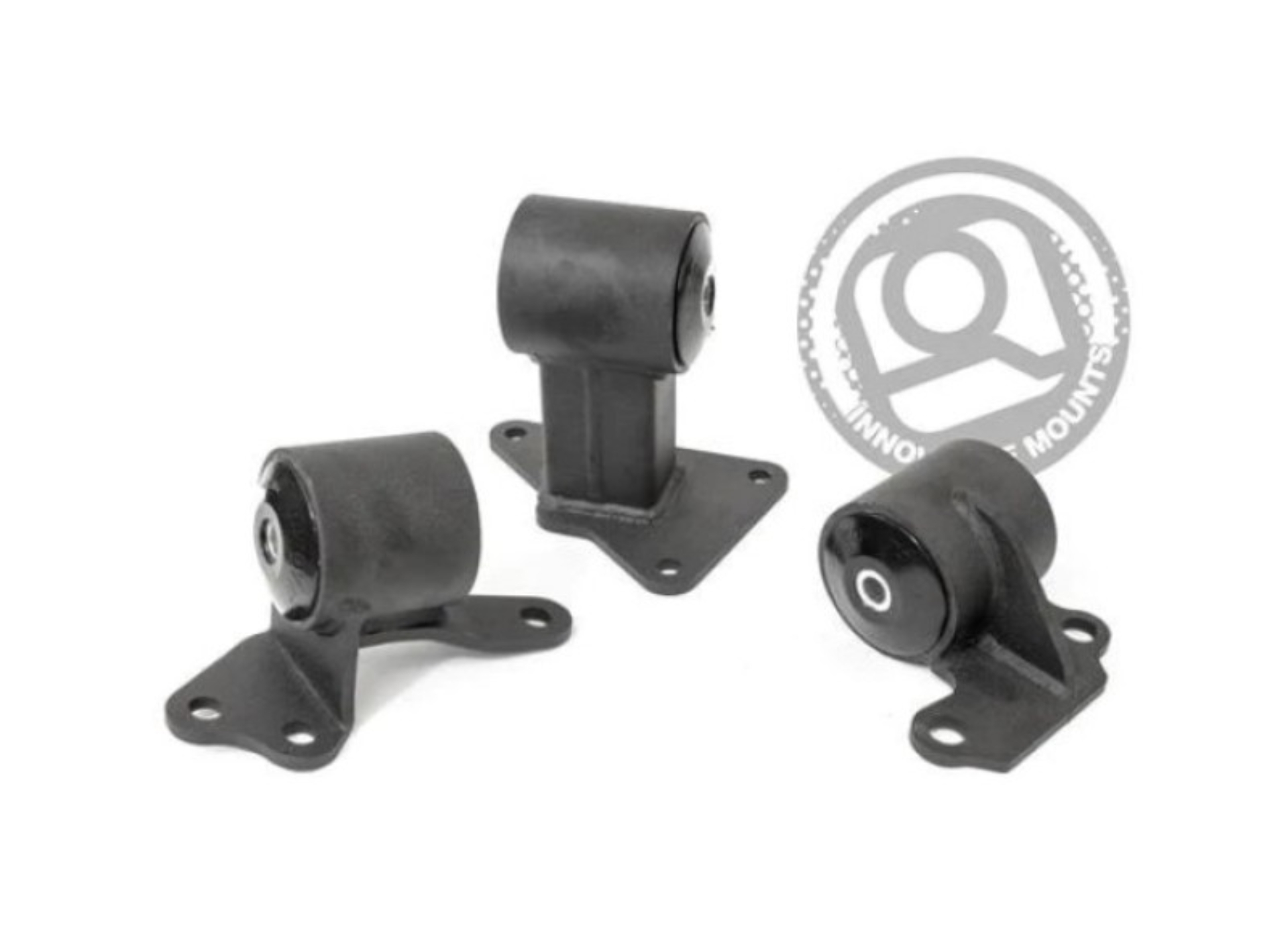 Picture of Innovative 94-97 Accord H/F Series Black Steel Mounts 85A Bushings (Auto Trans)
