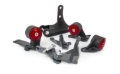 Picture of Innovative 88-91 Civic D-Series Black Steel Mounts 85A Bushings (92+ Engine Hydro Conversion)