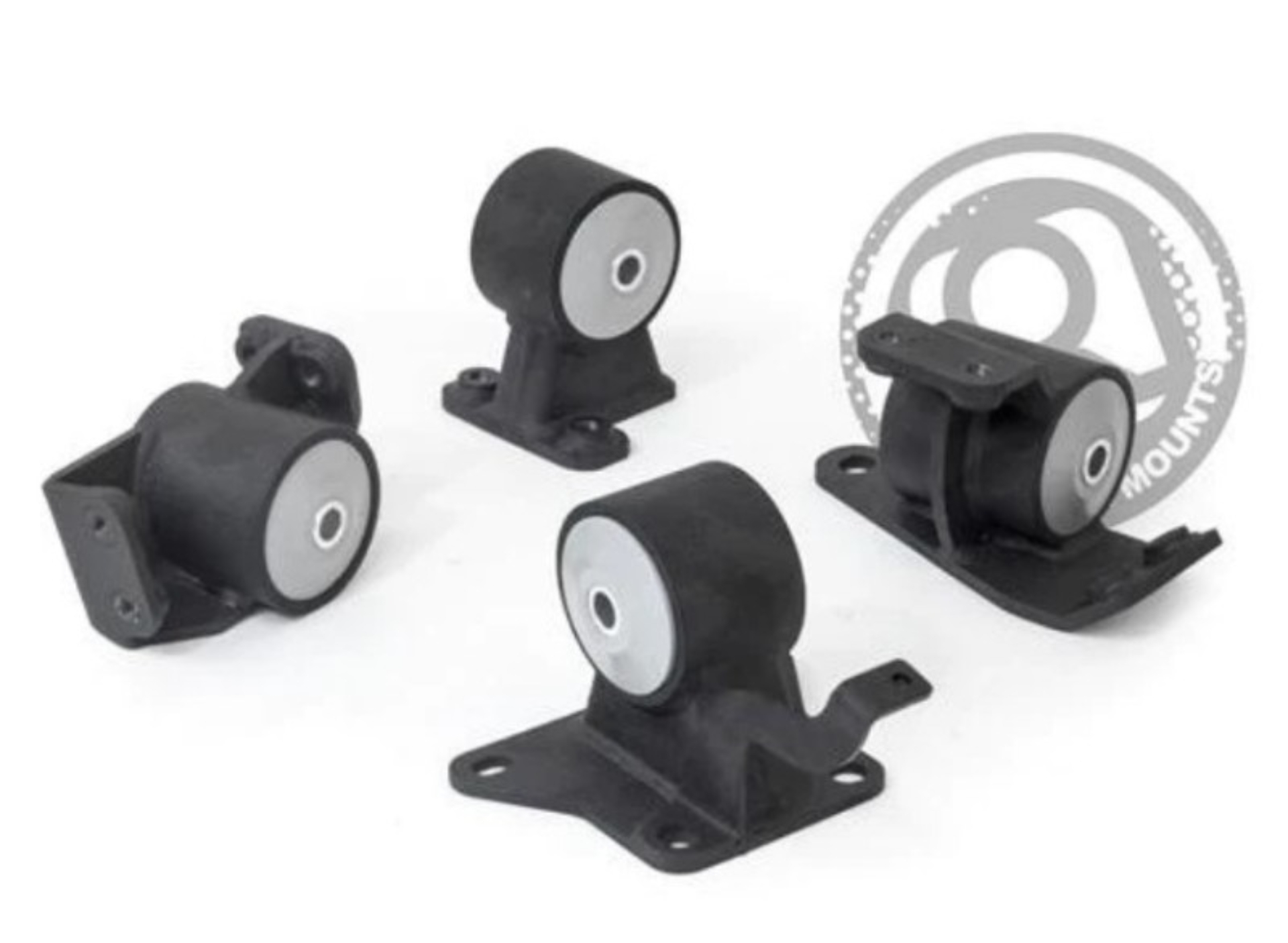 Picture of Innovative 90-99 Toyota MR2 5S/3S Black Steel Mounts 85A Bushings