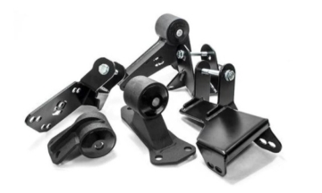 Picture of Innovative 96-00 Civic K-Series Black Steel Mounts 85A Bushings (EG/DC Subframe)